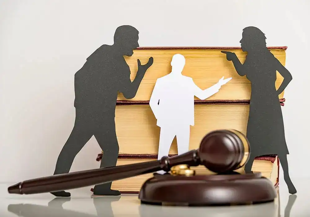 image of couple arguing through divorce Portsmouth