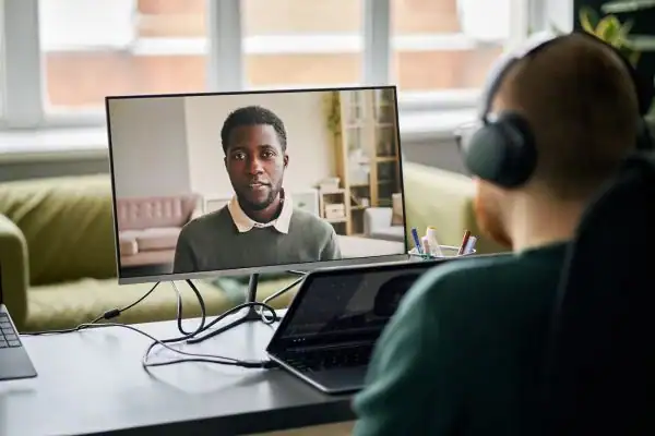 image of online mediation Portsmouth in progress.